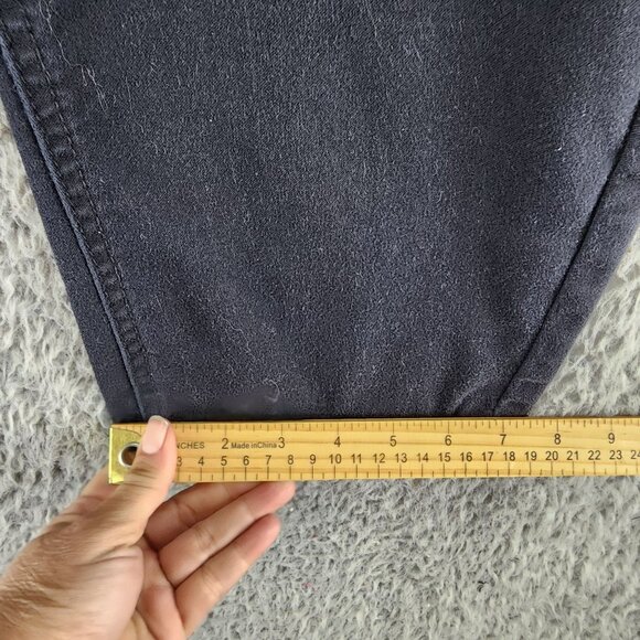 Catherines Jeans Womens 16W Petite Black Stretch High Rise Straight *GUC* - Picture 8 of 11